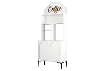 Kaffebarskab Hazim To Hvid / Sort