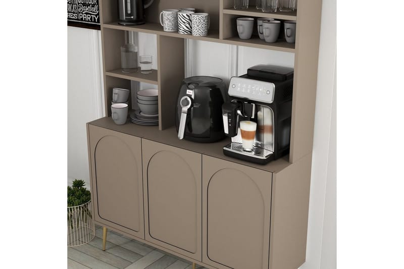 Kaffebarskab Hazim Tre Atlas / Rany - Atlas / Rany - Opbevaring - Skab - Barskab