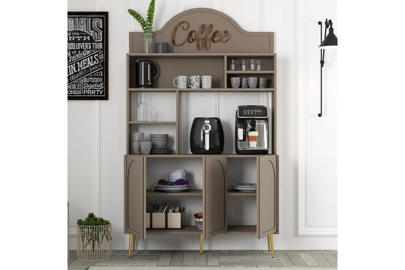 Kaffebarskab Hazim Tre Atlas / Rany - Atlas / Rany - Opbevaring - Skab - Barskab