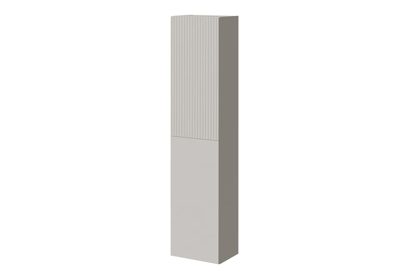 Kangana Vitrineskab 40x180 cm - Beige - Opbevaring - Skab - Vitrineskabe