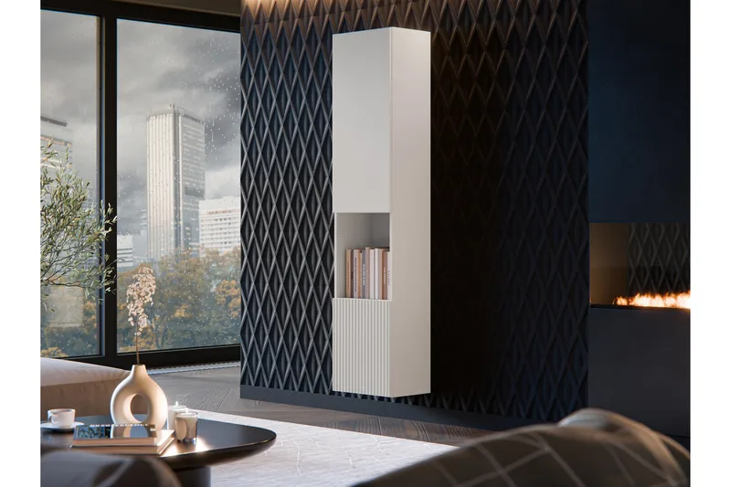 Kangana Vitrineskab 40x180 cm - Opbevaring - Skab - Vitrineskabe