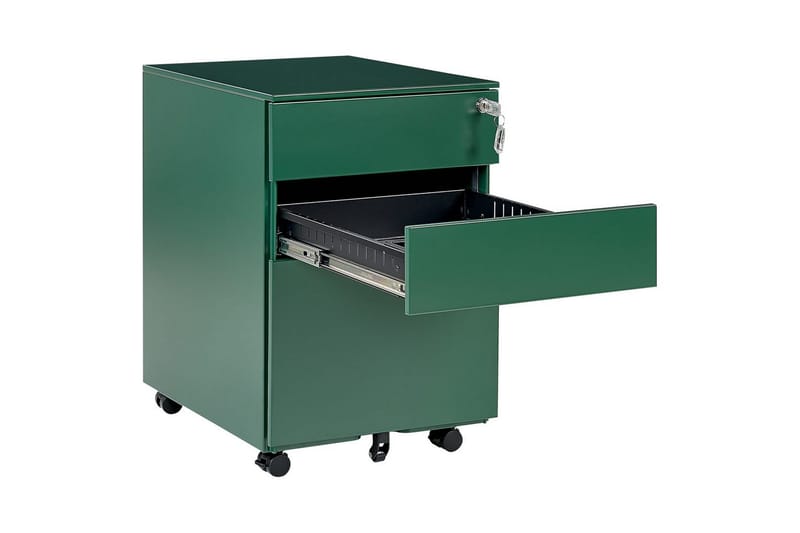 Kontorskab Cami Grøn - Grøn - Opbevaring - Skab - Skabe