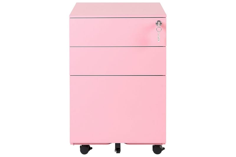 Kontorskab Cami Rosa - Rosa - Opbevaring - Opbevaringsmøbler - Kommode - Arkivskabe