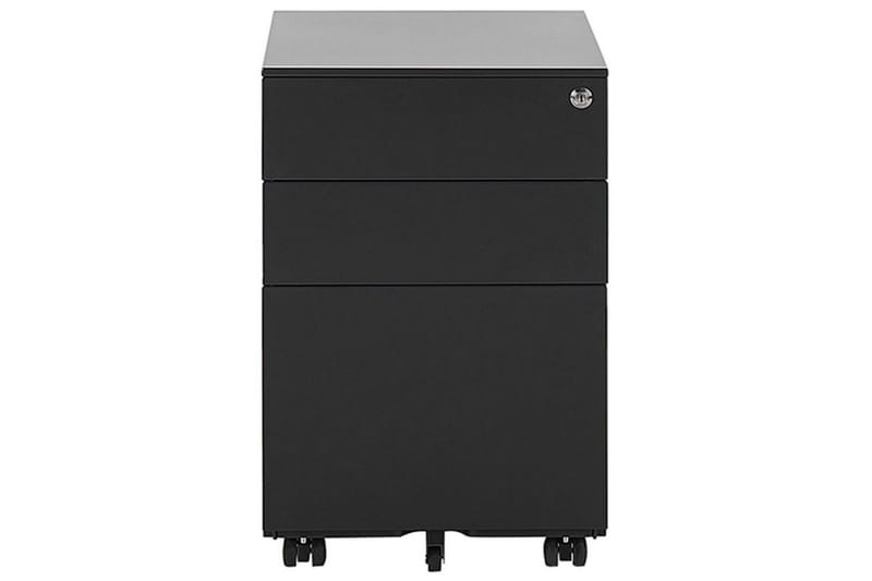 Kontorskab Cami Sort - Sort - Opbevaring - Opbevaringsmøbler - Kommode - Arkivskabe