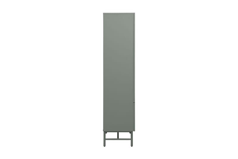 Matterhorn Vitrineskab med glas 40 cm dyb 80 cm bred 170 cm høj - Grøn - Opbevaring - Skab - Vitrineskabe