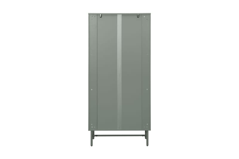Matterhorn Vitrineskab med glas 40 cm dyb 80 cm bred 170 cm høj - Grøn - Opbevaring - Skab - Vitrineskabe