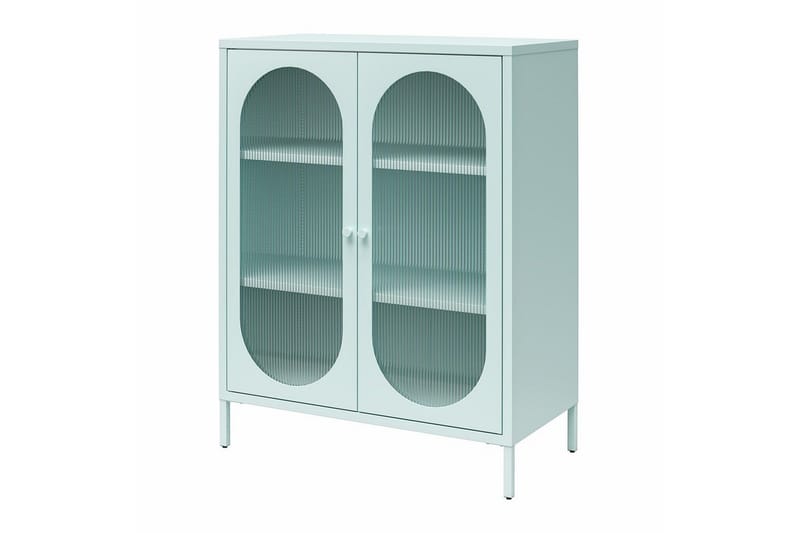 Medicinskab Loft24 Skab Luna 80x40x102 cm, himmelblå Light Blue,Blå - Opbevaring - Skab - Vitrineskabe