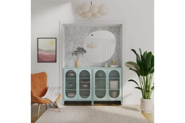 Medicinskab Loft24 Skab Luna 80x40x102 cm, himmelblå Light Blue,Blå - Opbevaring - Skab - Vitrineskabe