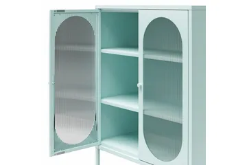 Medicinskab Loft24 Skab Luna 80x40x102 cm, himmelblå Light Blue,Blå - Opbevaring - Skab - Vitrineskabe
