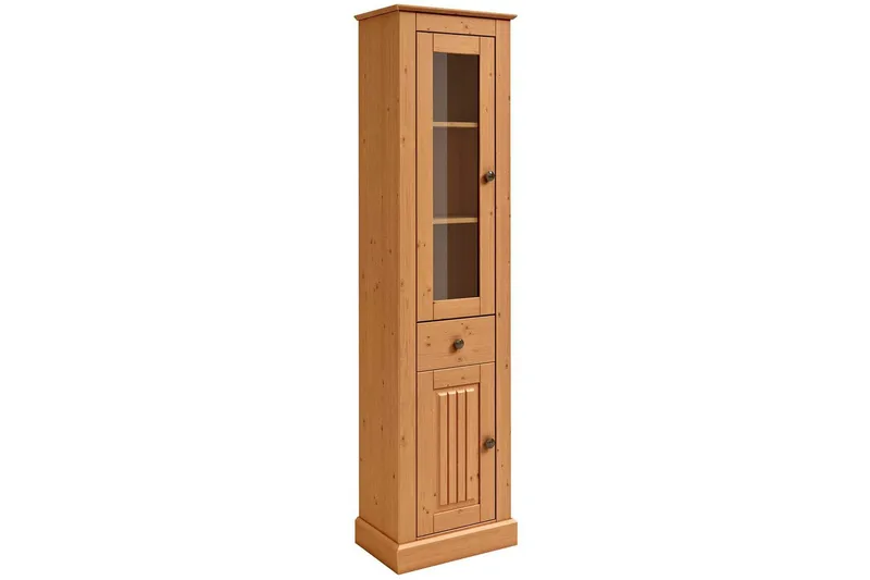 Mille Vitrineskab 47x182 cm, Brun