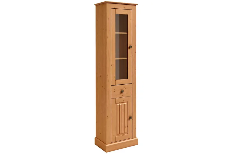 Mille Vitrineskab 47x182 cm, Brun