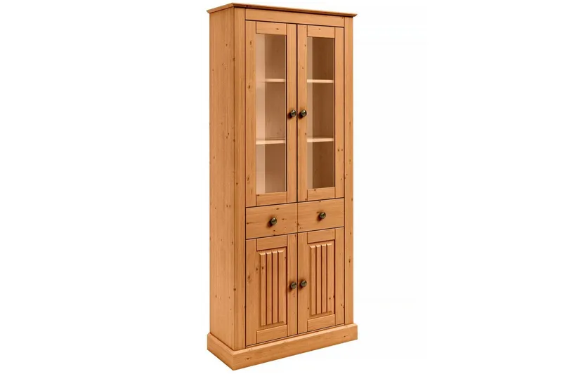 Mille Vitrineskab 78x182 cm, Brun