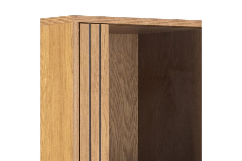 Minu Vitrineskab 80x180 cm - Natur - Opbevaring - Skab - Vitrineskabe