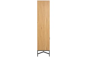 Minu Vitrineskab 80x180 cm - Natur - Opbevaring - Skab - Vitrineskabe