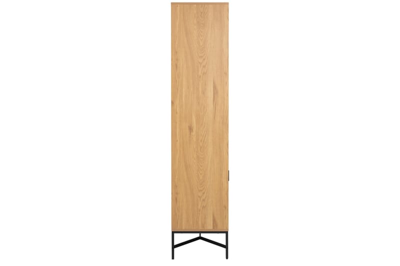 Minu Vitrineskab 80x180 cm - Natur - Opbevaring - Skab - Vitrineskabe