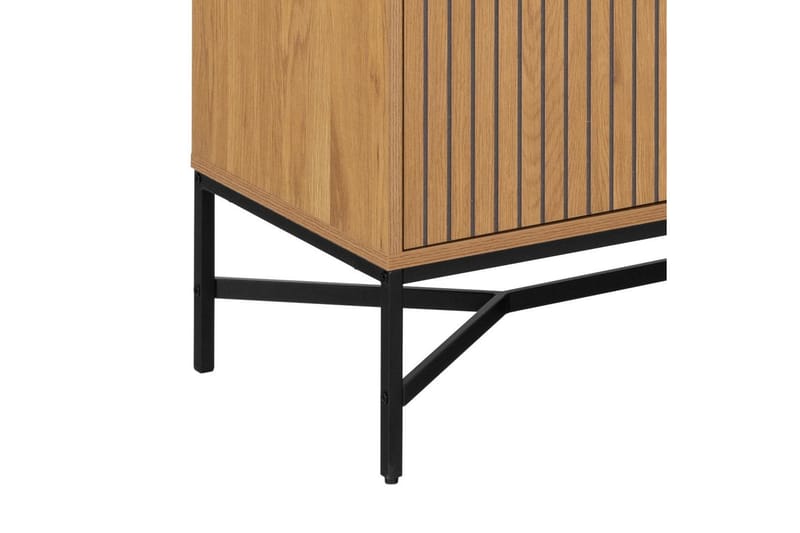 Minu Vitrineskab 80x180 cm - Natur - Opbevaring - Skab - Vitrineskabe