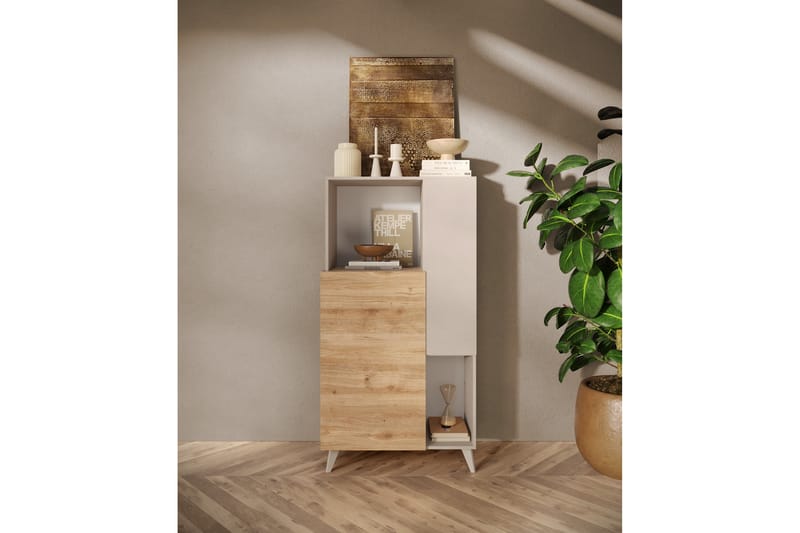 Monaco Highboard 81x154 cm, Messing