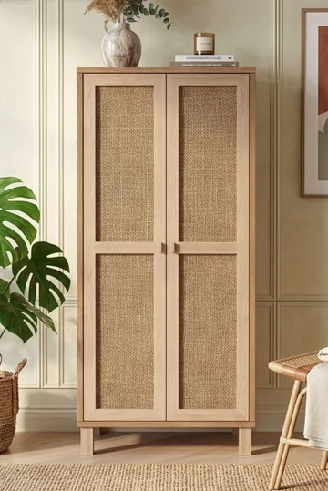 Multifunktionsskab Hanah Home Dune (60 x 133,6 x 35 cm) Eg - Eg - Opbevaring - Skab - Skabe