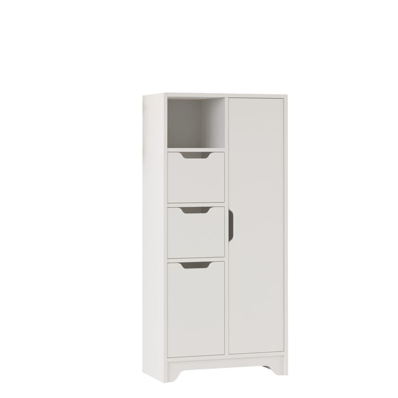 Multifunktionsskab Homitis Libero (71 x 140 x 34 cm) Hvid, undefined