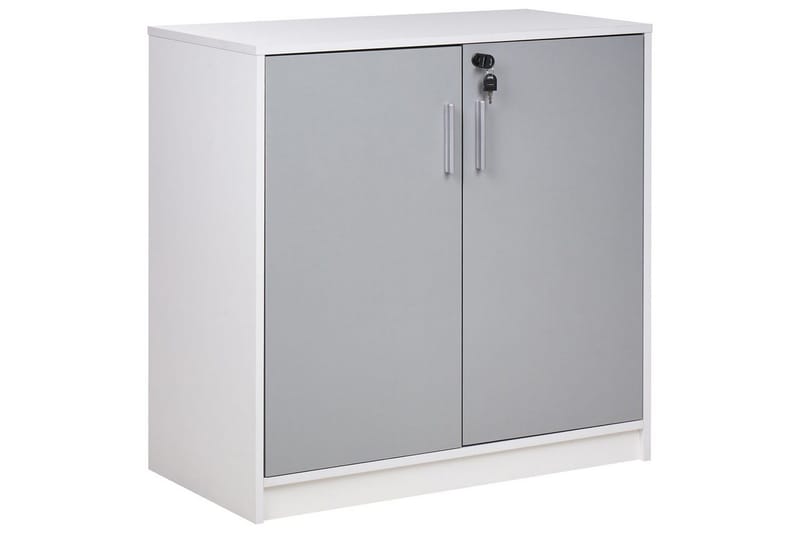 Opbevaringsenhed Zehna Grå, hvid, 80x40x80 cm, Grå, hvid, 80x40x80 cm