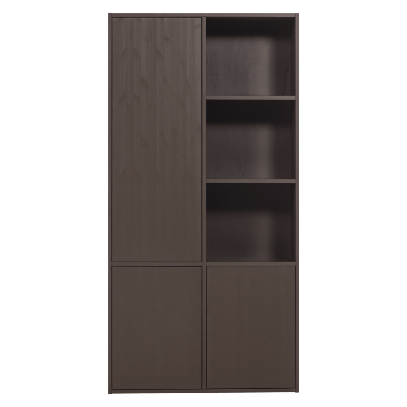 Opbevaringsskab Meggy 215 cm, Mellembrun