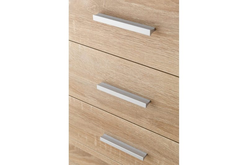 Rullecontainer Wohnling 4 skuffer med hjul, opbevaringsbakke, foliebelagt spånplade, moderne stil Sonoma - Sonoma - Opbevaring - Opbevaringsmøbler - Kommode - Arkivskabe