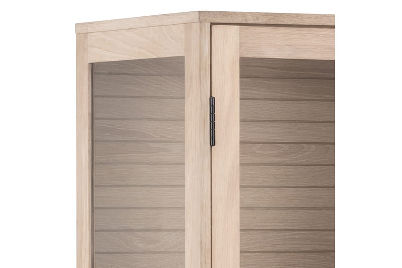 Sakie Vitrineskab 180 cm - Hvid - Opbevaring - Skab - Vitrineskabe