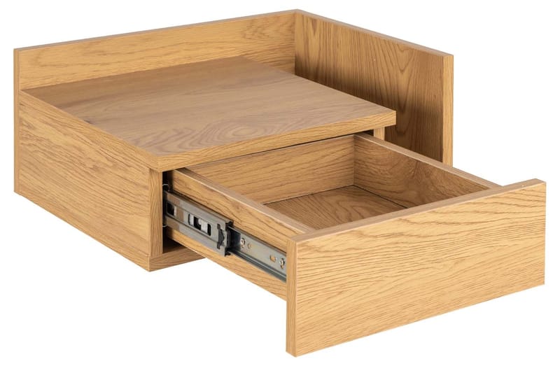 Sengebord HOME4YOU Ashlan 40x32xh16,5 cm Natur - natur (vild-eg-look) - Opbevaring - Skab - Skabe