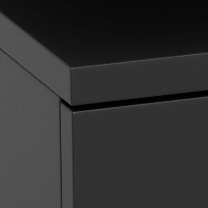 Sengebord HOME4YOU Bord Ashlan sort - sort - Opbevaring - Skab - Skabe