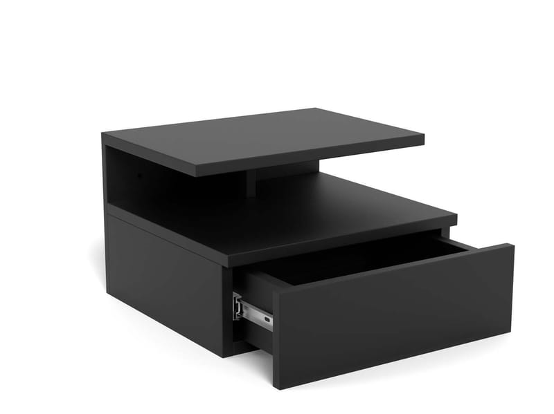 Sengebord HOME4YOU Bord Ashlan sort - sort - Opbevaring - Skab - Skabe