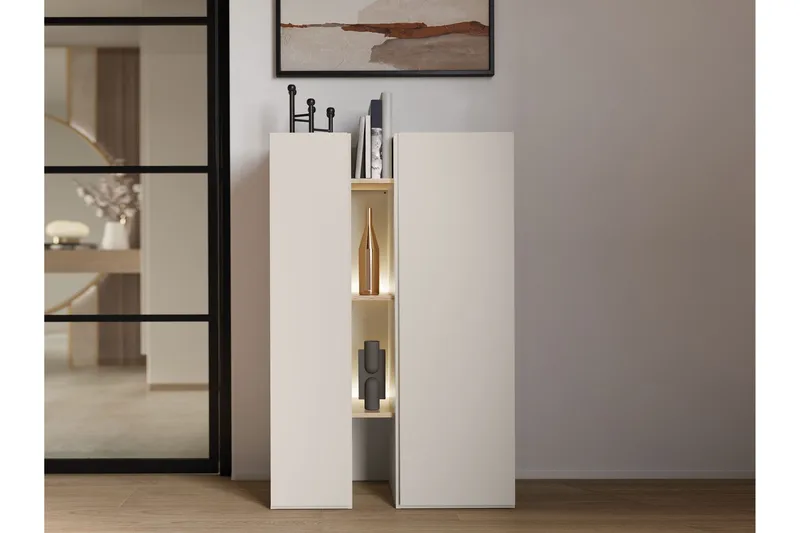 Sigmana Highboard - Hvid - Opbevaring - Skab - Skabe