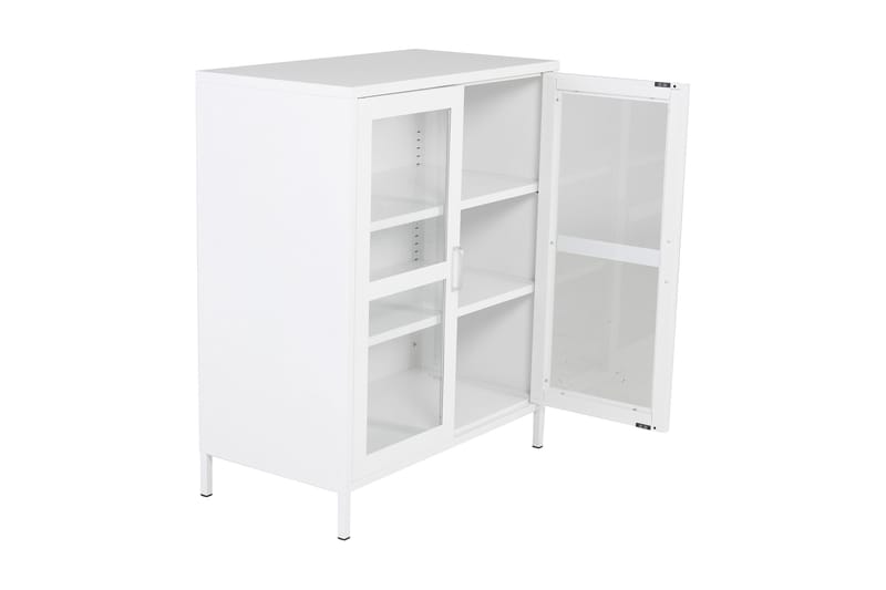 Acero Opbevaringsskab Lavt - Hvit - Opbevaring - Skab - Skabe