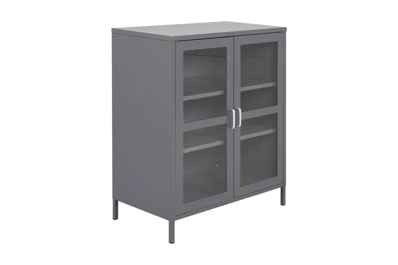 Acero Opbevaringsskab Lavt, Lysegrå