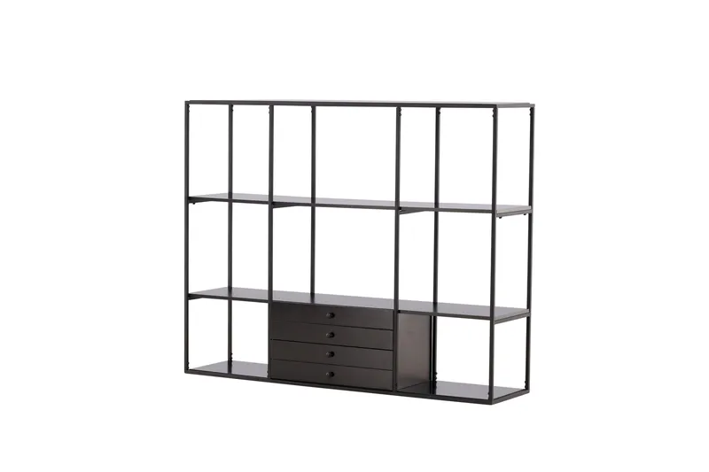 Amarillo Skabskommode 120 cm, Svart