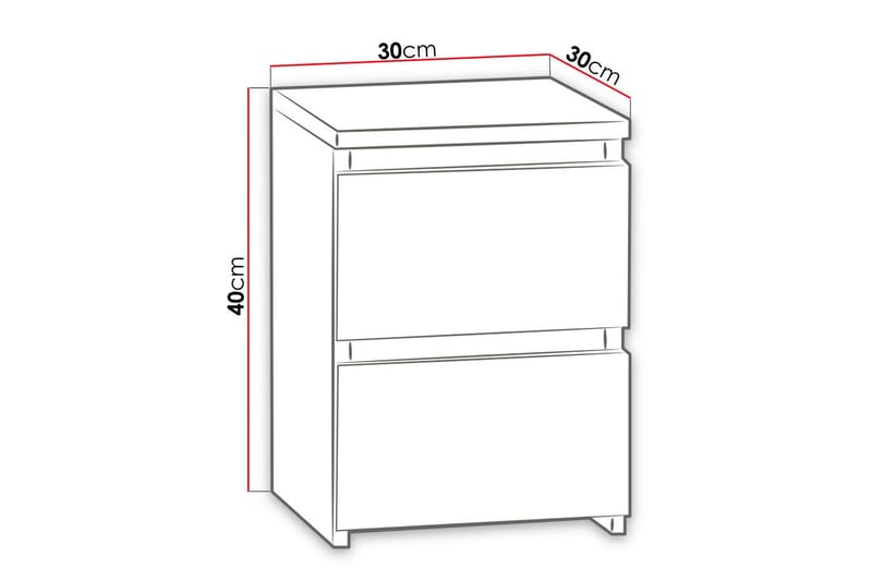 Basildon Opbevaringsskab 30 cm - Træ - Møbler - Borde - Aflastningsbord - Sengebord