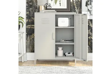 Bradford Highboard Vit Dorel Home Vit - Opbevaring - Skab - Skabe