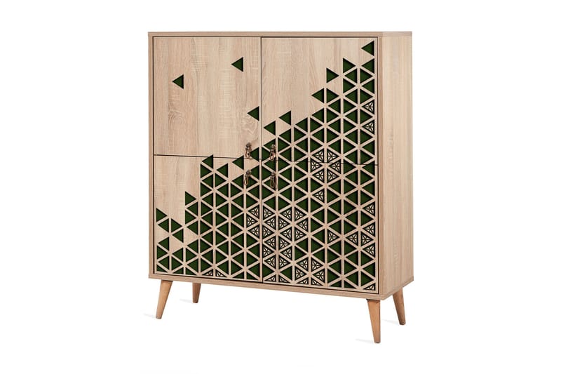 Brokind Opbevaringsskab 111 cm, Brun