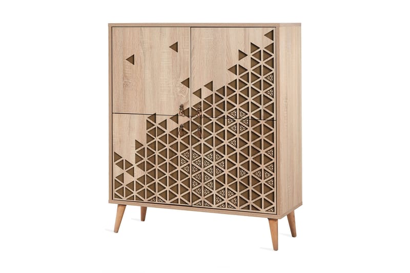 Brokind Opbevaringsskab 111 cm, Brun