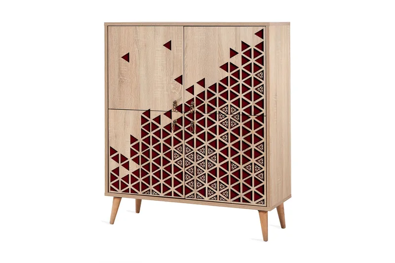 Brokind Opbevaringsskab 111 cm, Brun