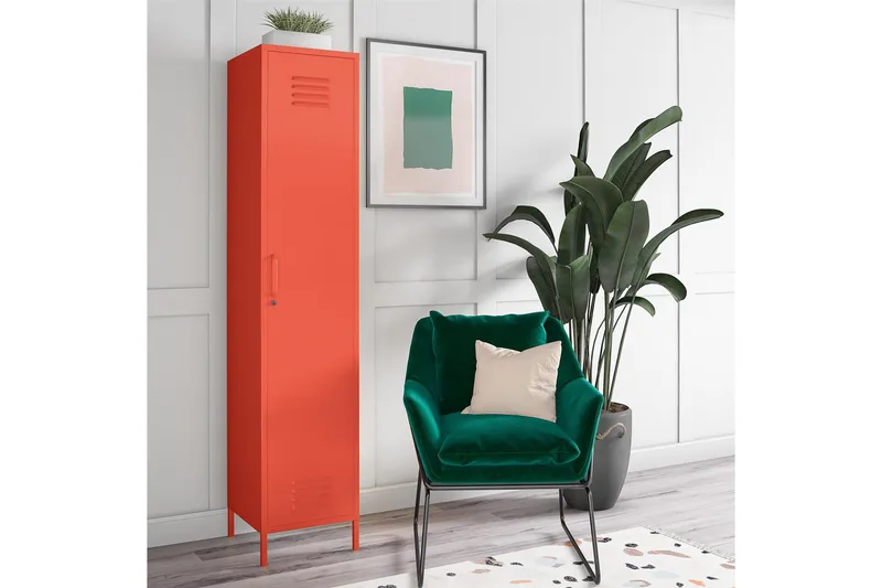 Cache Opbevaringsskab 38x40 cm 1 Låge Orange - Novogratz - Opbevaring - Skab - Skabe - Omklædningsskabe