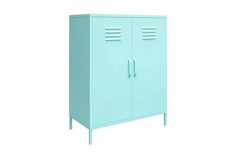 Cache Opbevaringsskab 80x40 cm 2 Låger Mint, Novogratz