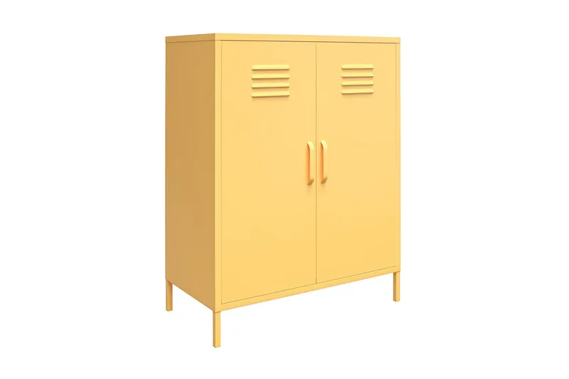 Cache Opbevaringsskab 80x40 cm Gul, Novogratz