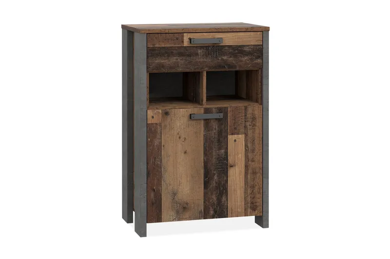 Cadle Skab 67 cm, Brun/Grå