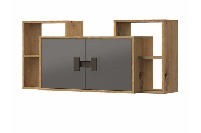 Castlebay Highboard Grey High Gloss, undefined