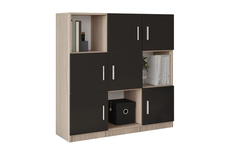 Celtigar Highboard 38x120 cm, Natur/Sort