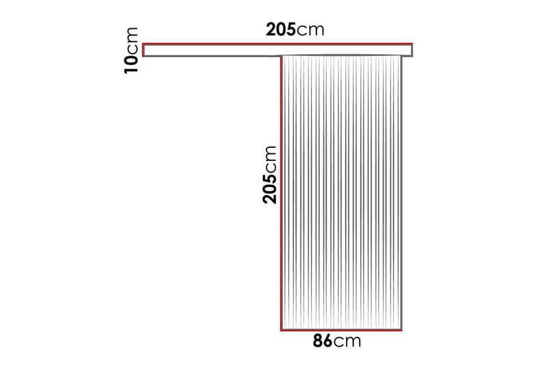Clonmore Highboard Black - Hus & renovering - Byggeri - Dørre & porte - Skydedøre