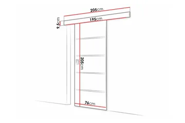 Clonmore Highboard Brown - Hus & renovering - Byggeri - Dørre & porte - Skydedøre