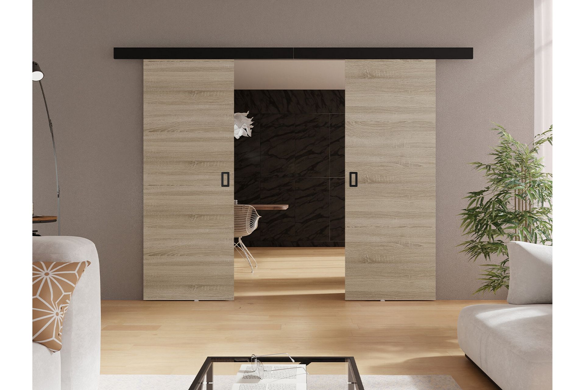 Clonmore Highboard - Brun - Opbevaring - Skab - Skabe
