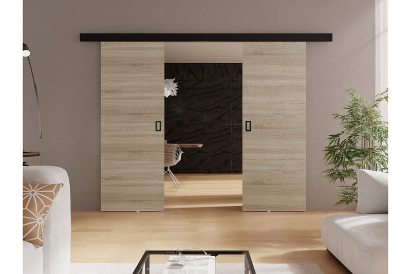 Clonmore Highboard - Brun - Opbevaring - Skab - Skabe
