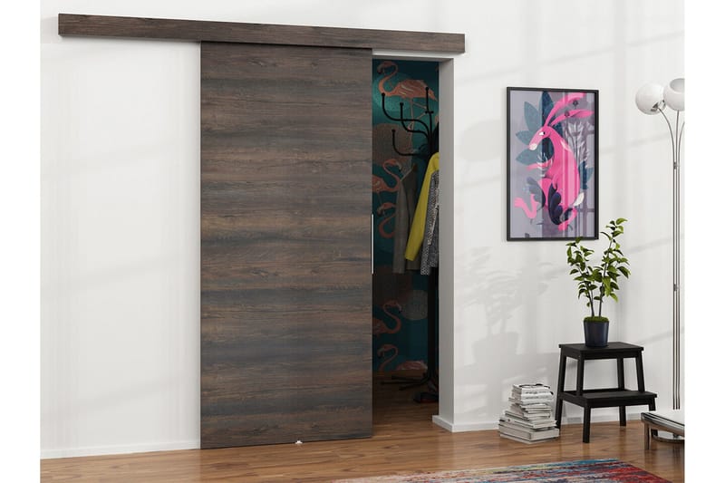 Clonmore Highboard Dark brown - Hus & renovering - Byggeri - Dørre & porte - Skydedøre